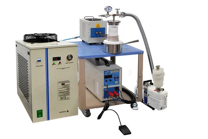 15KW Vacuum Induction Melting System with 80 mm Tube upto 2000C w/ Complete Accessories - SP-25VIM