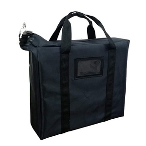 Custom zip lock document money cash bag with lock
