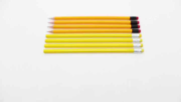 Cheap Yellow #2 Pencil Standard Size Graphite Lead Pencils with