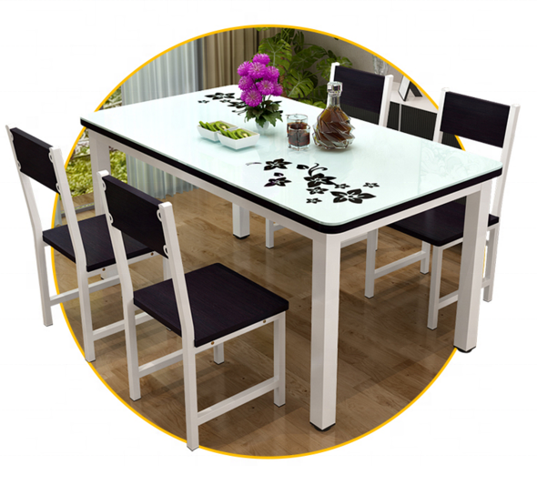 Современный набор деревянных обеденных столов, мебель для столовой, обеденный стол и стулья