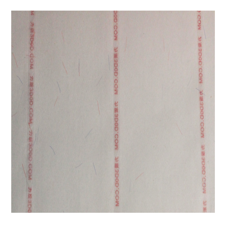 Цветная флуоресцентная бумага для водяных знаков для сертификации