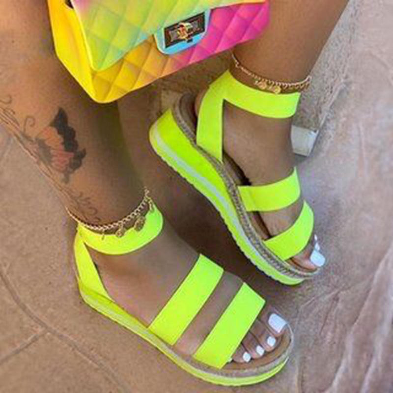 sandalias amarelas 2018