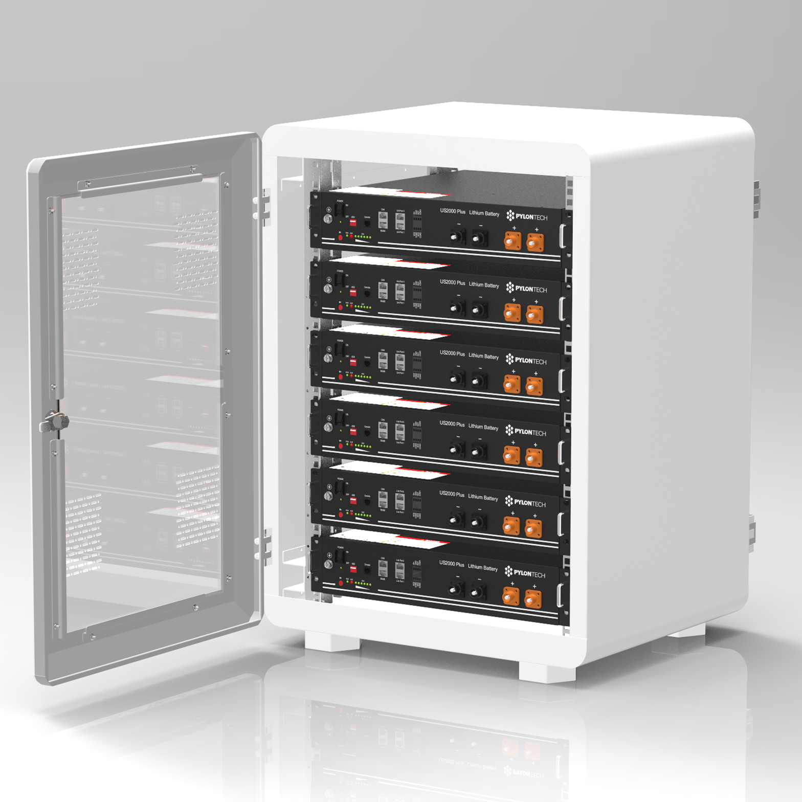 8kw 储能太阳能发电系统与锂电池组混合逆变器家用