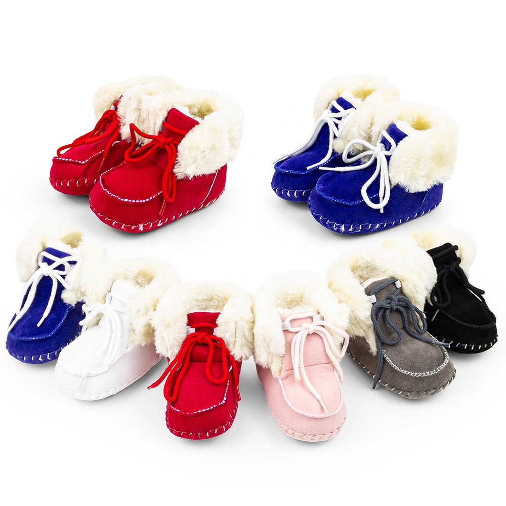 Лидер продаж; Зимние Меховые детские ботинки; Замшевая обувь для маленьких девочек и мальчиков