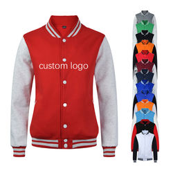 Cópia do logotipo personalizado atacado em branco plain poliéster estilo faculdade do time do colégio preto meninos bombardeiro jaqueta de beisebol para os homens das senhoras das mulheres