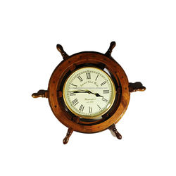 Wooden Sailor Man Wall Clock