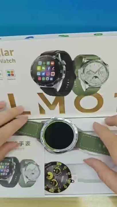 2025 LM01 Android Smart Watch 4G SIM Card AMOLED Screen 800mAh  Battery GPS Wifi Sport Smartwatch for Men