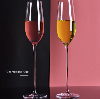 Customized logo design lead free stemless crystal wine glass
