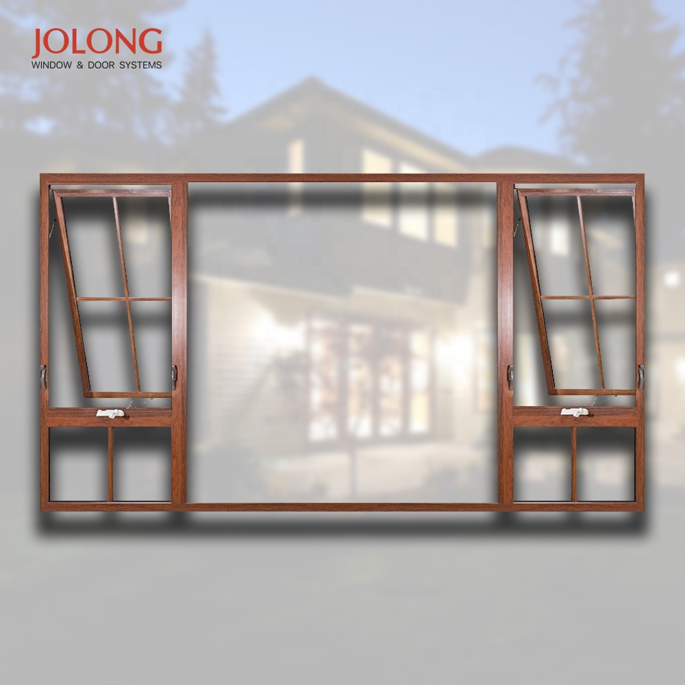 Top Hing markise aluminium fenster doppel glas schärpe mit grill Deutsch fenster design