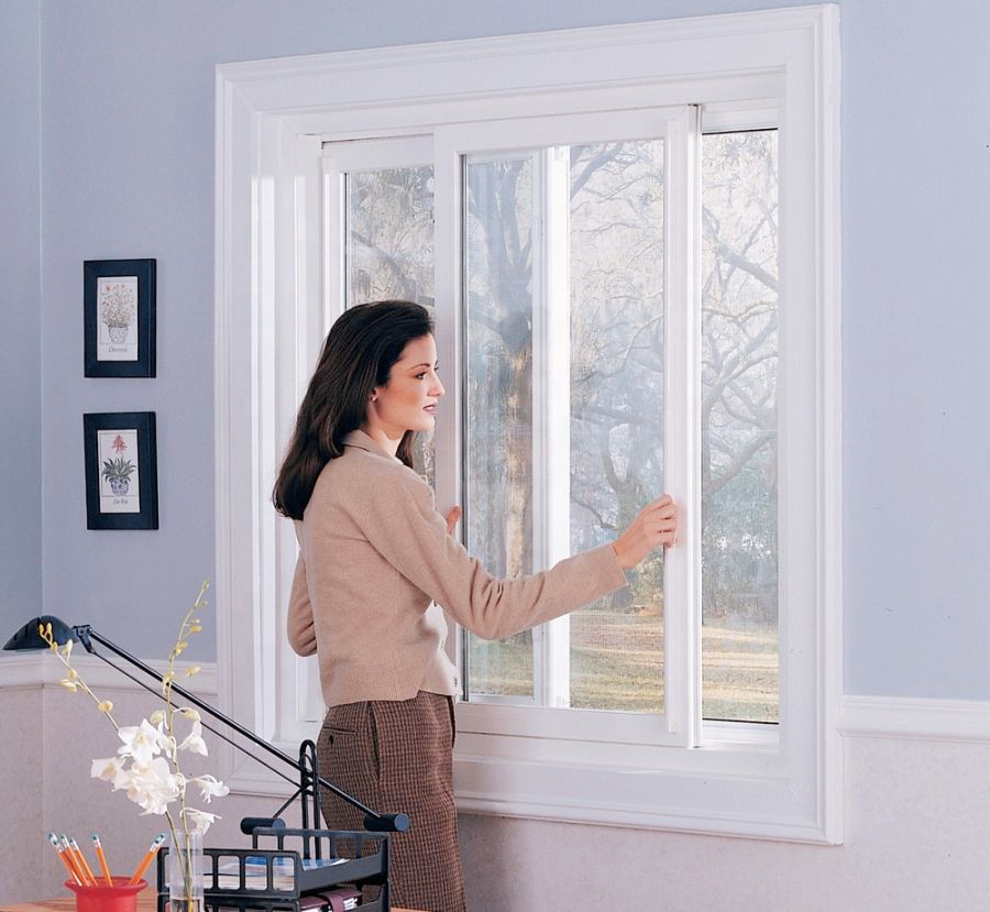 UPVC double glazed sliding windows