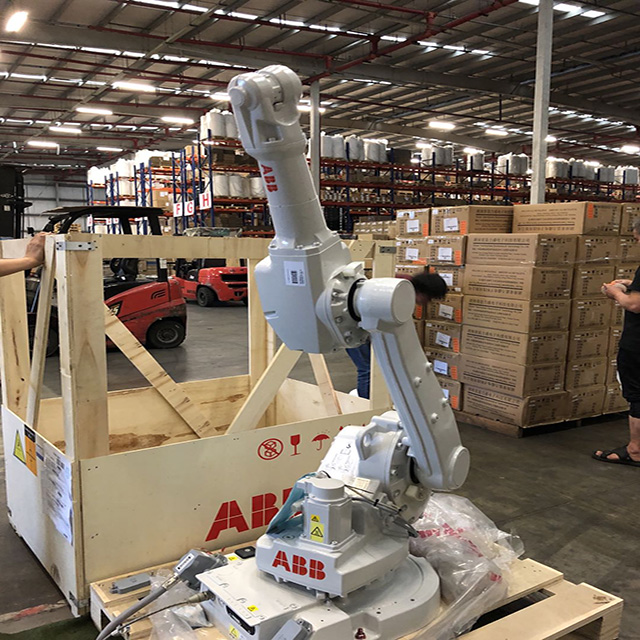 4-axis robotic arm ABB IRB 460 used as bag palletizing applications humanoid machine robot with low price