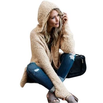 white fluffy cardigan ladies