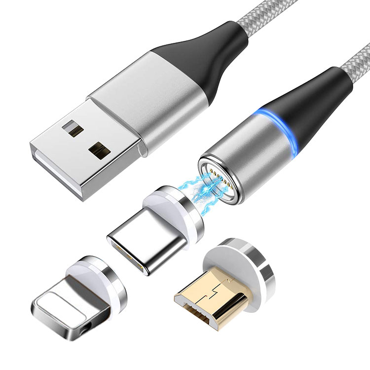 Ботильоны из замшевой кожи, фабричного изготовления 3 в 1 Магнитный кабель 5pin быстро 3A кабель для зарядки или передачи данных со штекером OEM магнитный кабель для передачи данных для iphone Samsung данных кабель провод