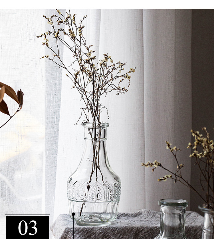 Wholesale Cheap Clear Flower Table Vase Glass Centerpiece  For Wedding Party Decoration