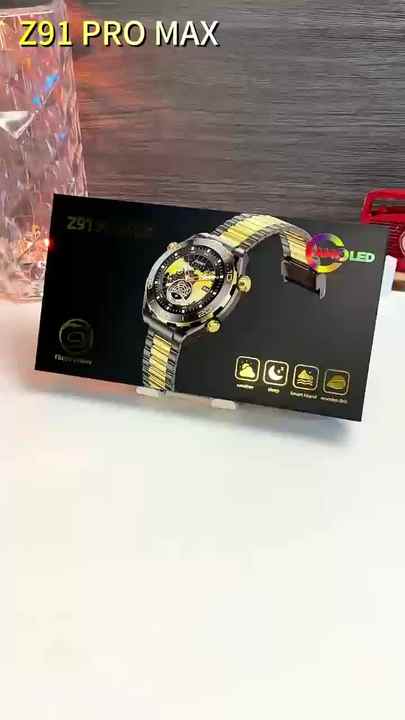 Z91 Pro Max Waterproof Smartwatch with Heart Rate Monitor Touch