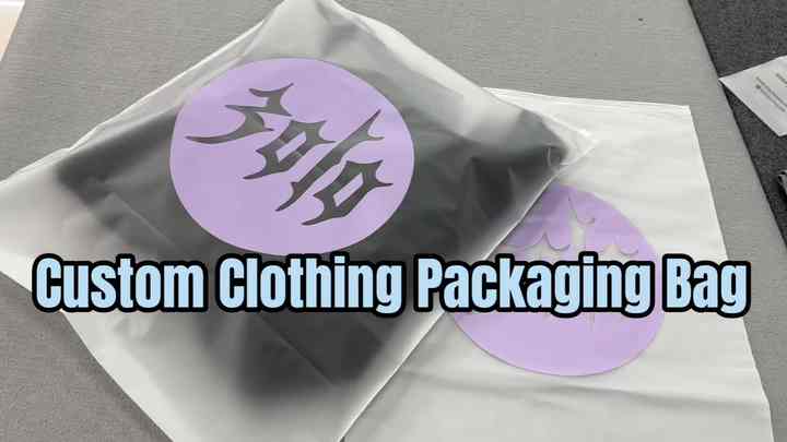 Clothing Bags Frosted Zip Lock Bag Personalized Logo Plastic