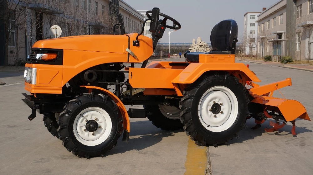 12hp 中国农场小型拖拉机带旋耕机