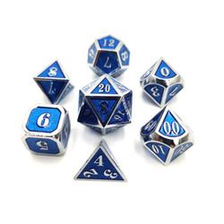 주문 금속 다면체 주사위 아연 합금 주조 에나멜 다채로운 4 6 8 10 12 20 사이드 게임 다면체 주사위 세트