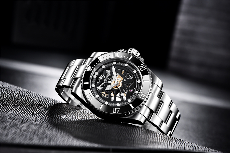 Nouveau PAGANI DESIGN Marque Hommes Montre Automatique Mécanique En Acier Inoxydable Saphir Verre 100 M Montres Étanches Reloj Hombre