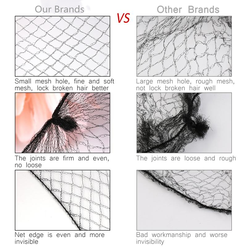 High Quality Invisible Elastic Hair Nets Dancing Hairnets Mesh Hair Styling Hairnet Invisible Disposable Nylon Net