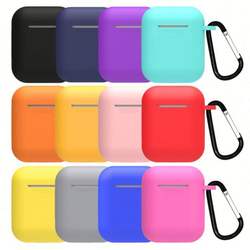 Mini Capa de Silicone Macio Para A Apple Airpods AirPods À Prova de Choque Capa Para Apple Caso Protetor de Casos De Fone de ouvido Vagens de Ar