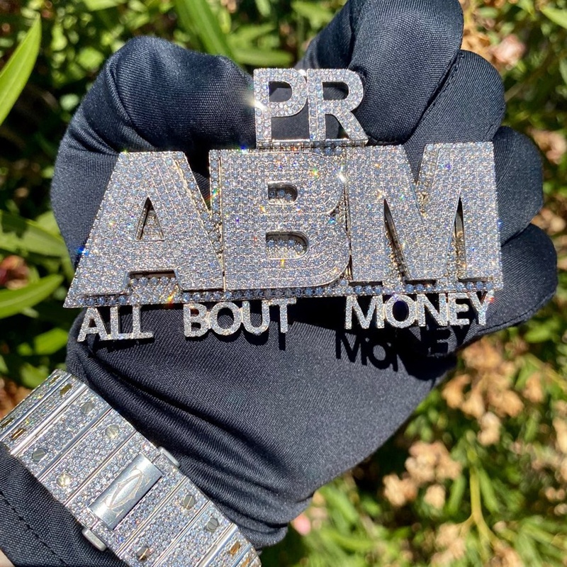 Hip Hop Jewelry VVS Moissanite Pass Diamond Tester Pendant Necklace Sterling Silver 925 Iced Out Pendant