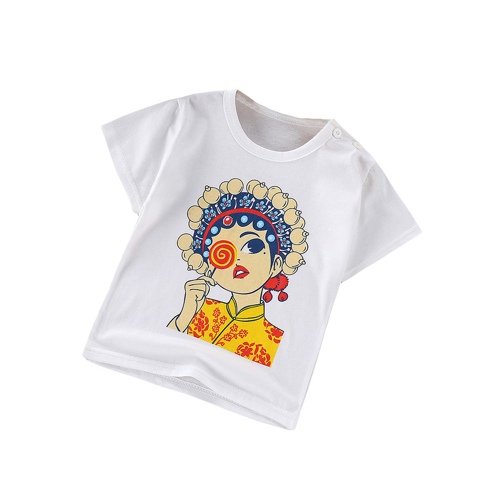 Оптовая продажа, детские футболки из 100% хлопка с коротким рукавом и принтом на заказ