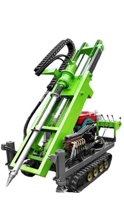 Silent Hydraulic Ground Screw Piling Rig Machine Helical Pile Driver ...