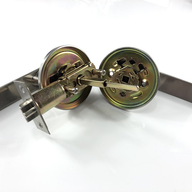 zinc alloy lever lock lever door handle with adjustable door latch