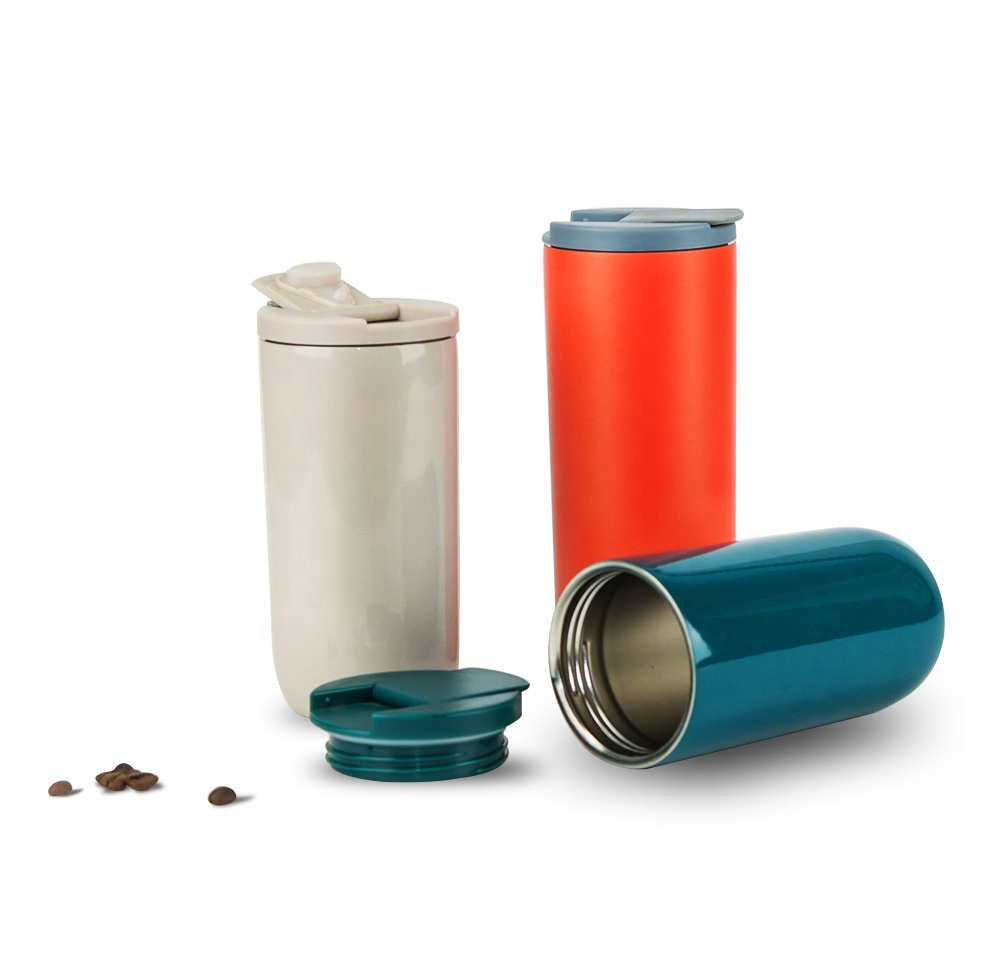 FLY CUP, новые продукты, Экологически чистая Милая дорожная кофейная кружка из нержавеющей стали с двойными стенками