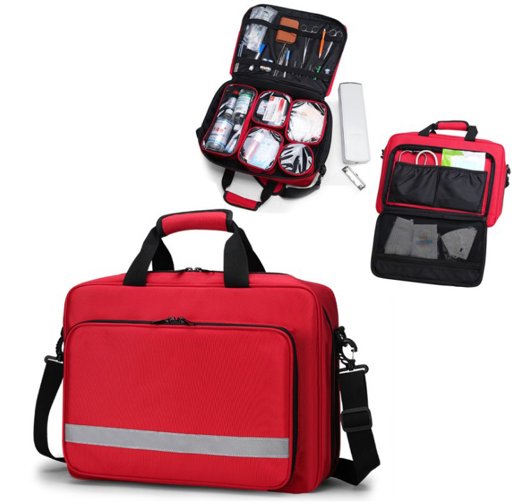product-734-722 High Quality Waterproof Oxford First Aid Kit Bag Medical Emergency Storage Bag for Outdoor Travel Survival Home