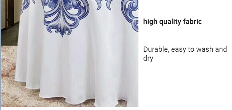 Wholesale Jacquard  Wedding  Cloth Custom Table Cloth