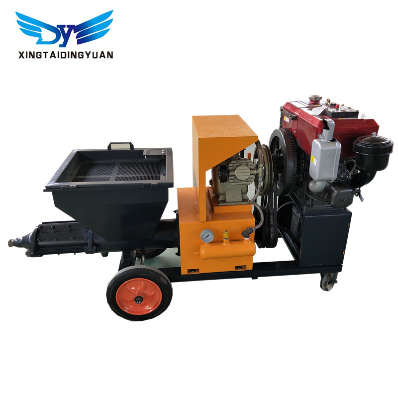 Автоматическая штукатурная машина/раствор цемента опрыскиватель/опрыскиватель растворонасоса, цементный спрей для стены спрей машина