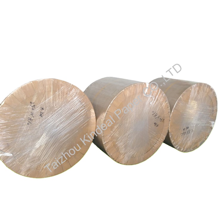 High quality single or double sided pe coated paper in roll brown kraft paper for paper cup