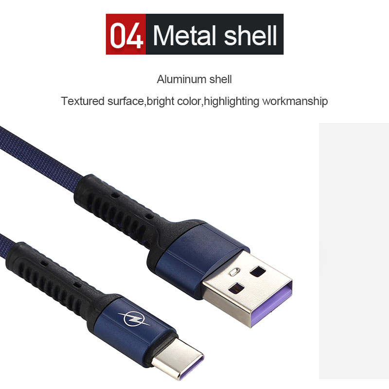Fast Charge USB Mobile Phone Charger Cable For iPhone Android Type C