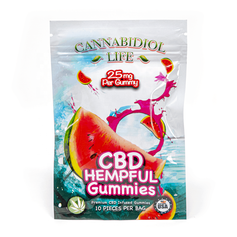 КБД арбуз GUMMIES | 250 мг THC бесплатно