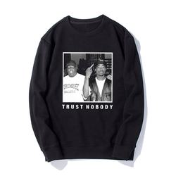 Wholesale Fashion Print Crew Neck Men's Sweatshirts & Hoodies Hip Pop Men Hoodies