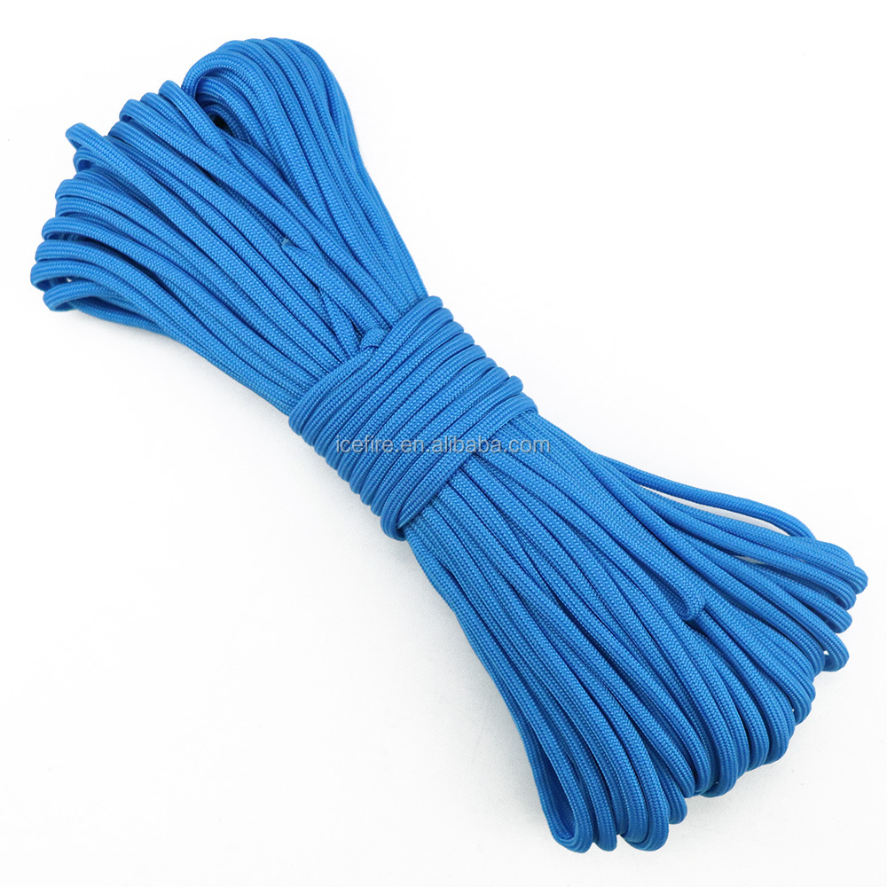 4毫米 7 股 550 尼龙 paracord 降落伞绳 100ft 31米生存 paracord