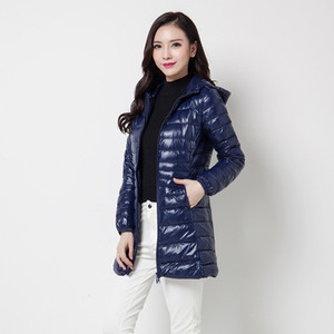 Hot Sale Slim Outdoor Hooded Lady Padded Jacket Fur Winter Wears Down Jacket For Women