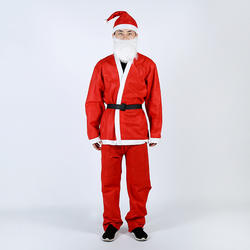 Wholesale Christmas Cosplay Performance Costume Men's Clothing Santa Claus Dress Up Clothes Suit Custom