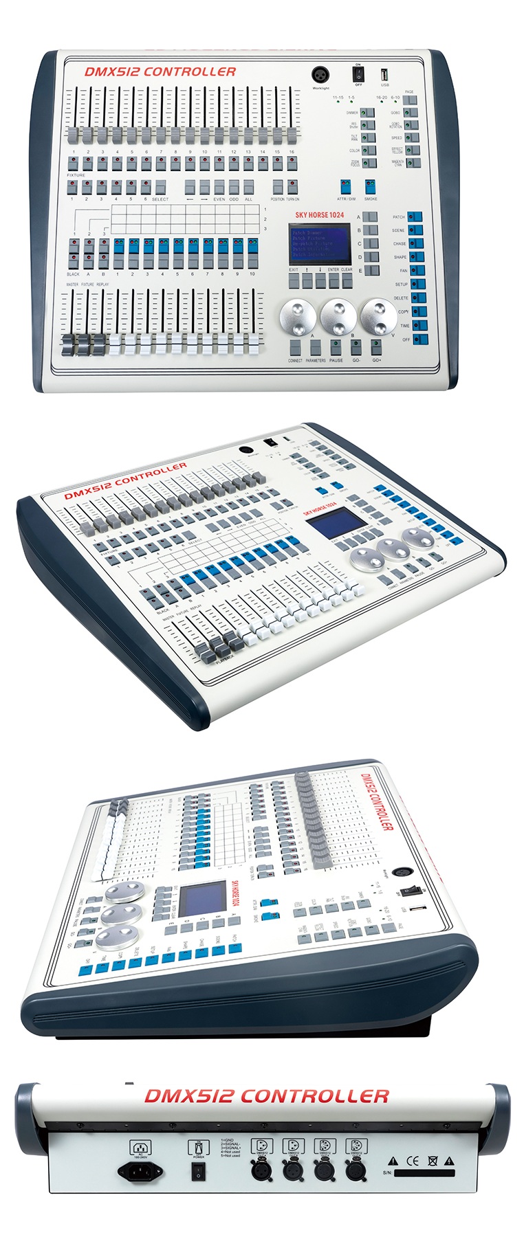 Professional Mini Pearl 1024B DMX Controller for Stage Shows