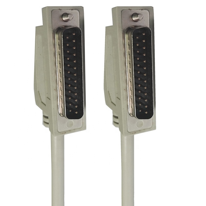 Right Angle D-Sub 25 Pin Male Open Serial Cable - Starte