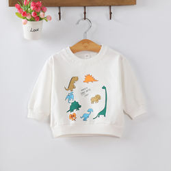 Infantil Crianças T-shirt Das Meninas Dos Meninos T-shirt Com Capuz Roupas de Bebê Menino Roupas de Algodão Hoodies T