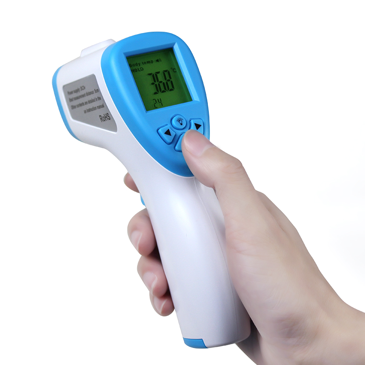 Non-contact temperature gun infrarrojo termometro laser infrarojo digital infrared forehead thermometer