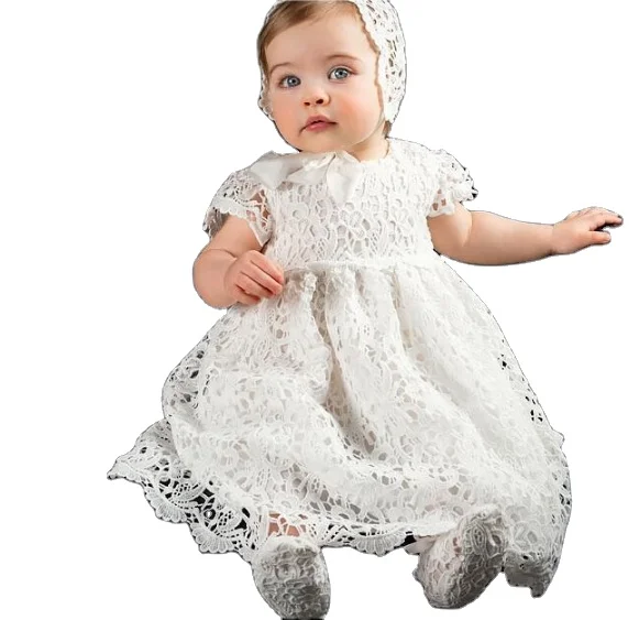 2 шт., длинное кружевное платье для новорожденных