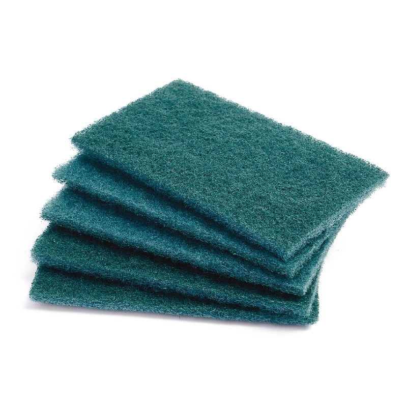 Kitchen  heavy duty cleaning pad abrasive nylon green scouring pad sheets Durable  Cleaning sponge Scourer for Washing Dish