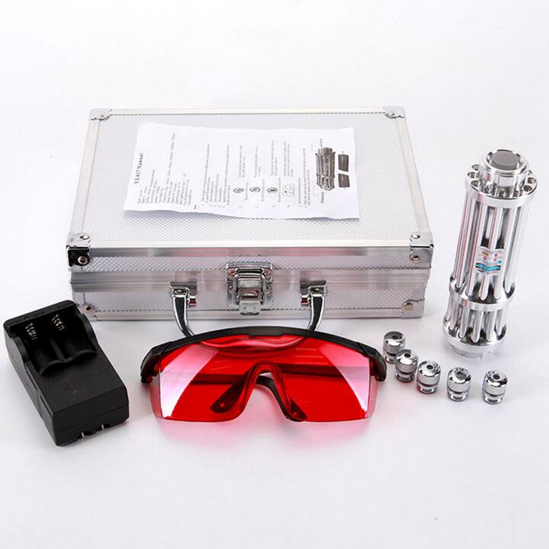 strong high laser adjustable focus blue burning match laser pointer 50000mw 5in1 Long Distance High Power