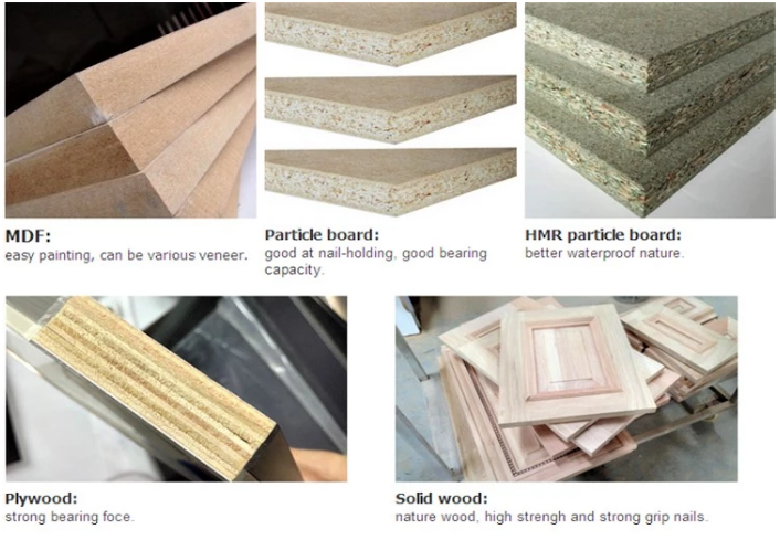 Luxury walnut solid wood custom kitchen cabinet designs