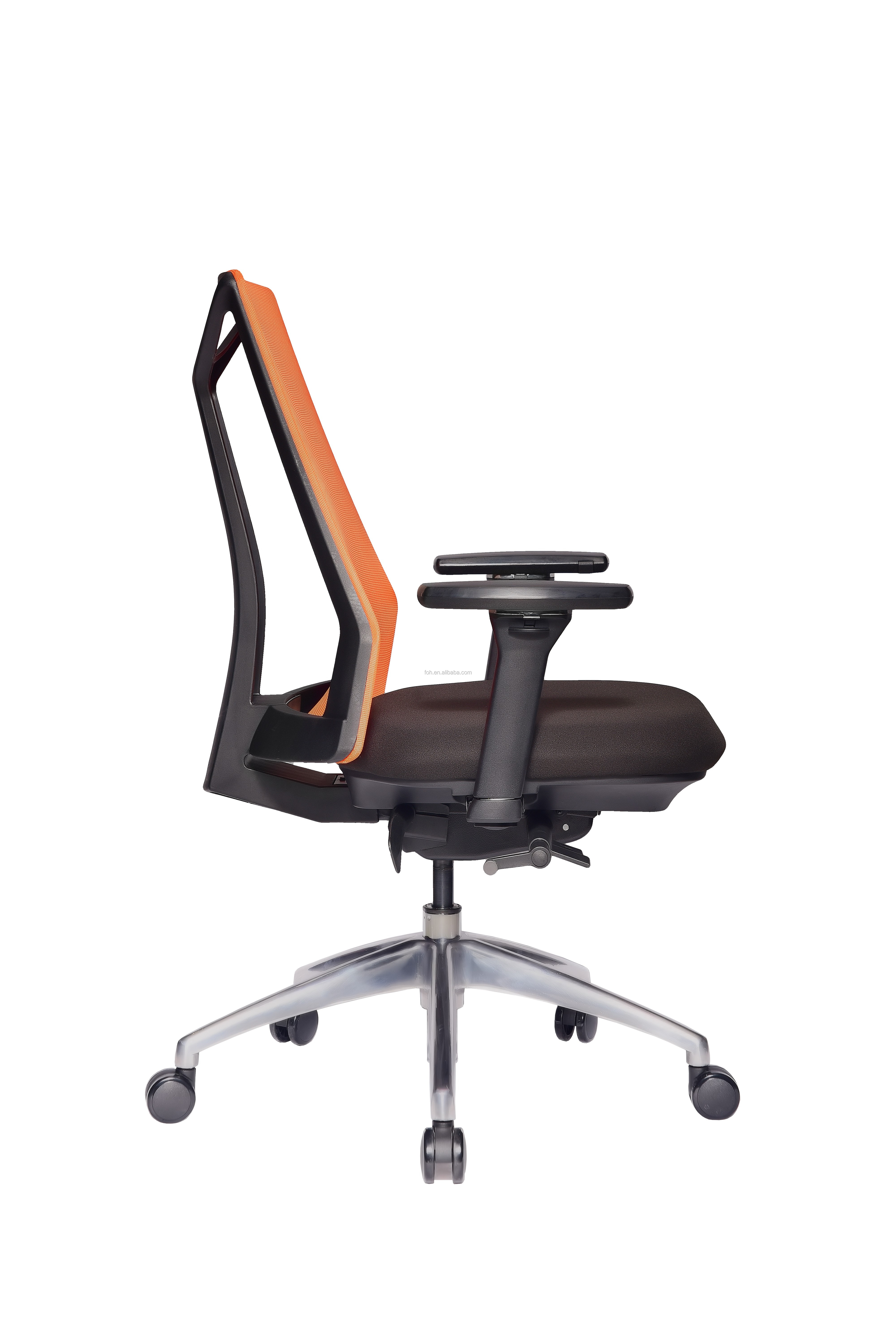 橙色自定义颜色办公室一般使用人体工程学网状椅子