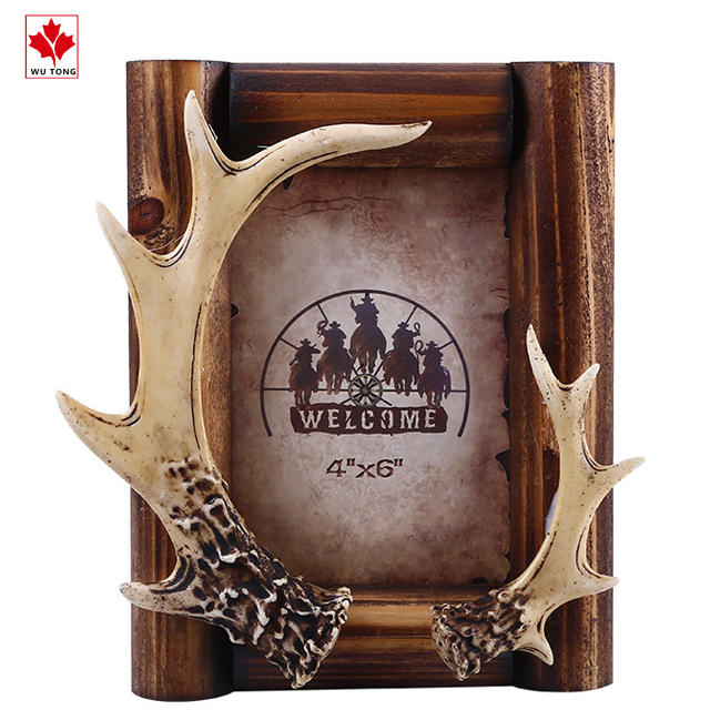 Оригинальная Фоторамка из смолы с рогами